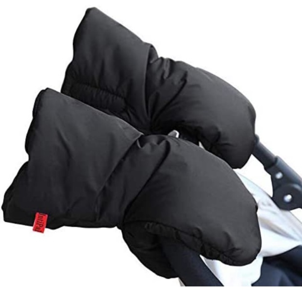 Intipal Stroller Gloves Mittens padded insulated Black One size